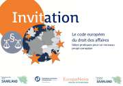 Le code européen du droit des affaires Idées pratiques pour un nouveau projet européen, le 25 juin 2019 à Bruxelles