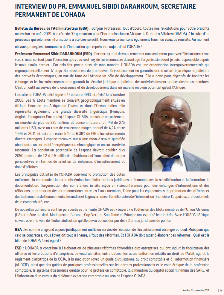 Interview Pr. DARANKOUM