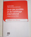 Droit des Sociétés et de l'arbitrage international / Pratique en droit de l'OHADA Couverture