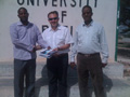 Remise d'ouvrages OHADA à l'Université de Hargeisa (Somaliland). Photo