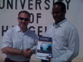 Remise d'ouvrages OHADA à l'Université de Hargeisa (Somaliland). Photo
